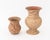 Two Thai Ban Chiang Pottery Vessels, third or second century B.C., bi-chrome red-on-buff ceramic. Larger: 10.75" H x 7.25"...