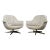 1960’s Mid-Century Modern Space Age Swivel Lounge Chairs by Selig - A Pair For Sale