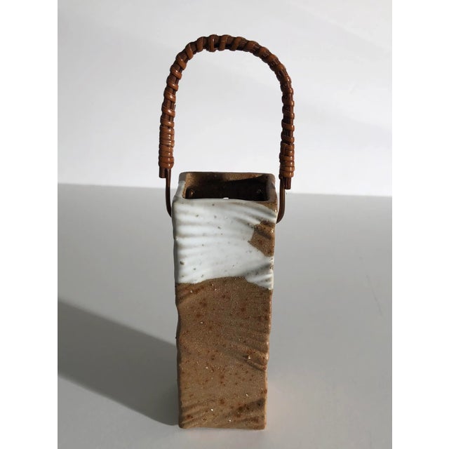 Wood Organic Ceramic Wall Pocket Vases For Sale - Image 7 of 12