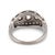 1930s Art Deco Diamond Platinum Engagement Ring, Size 5.5 For Sale In Los Angeles - Image 6 of 6