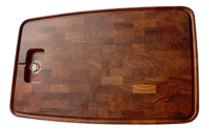 Large Vintage Teak Cutting Board from Digsmed, Denmark, 1970s
