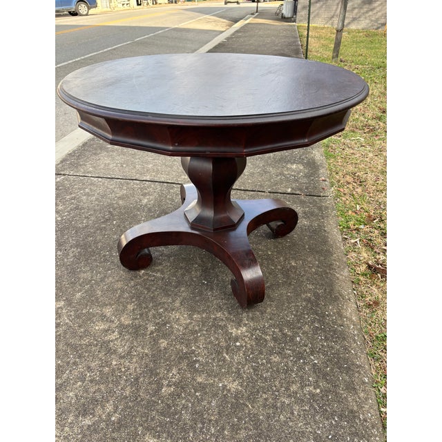 Traditional 1920s Empire Center Table For Sale - Image 3 of 5
