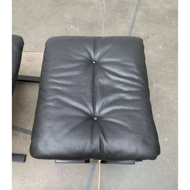 Norwegian Siesta Lounge Chair Ottomane Footstool by Ingmar Relling for Rybo For Sale - Image 11 of 18