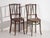 Brown Colored Chairs from Thonet, 1920s, Set of 4 For Sale - Image 8 of 17