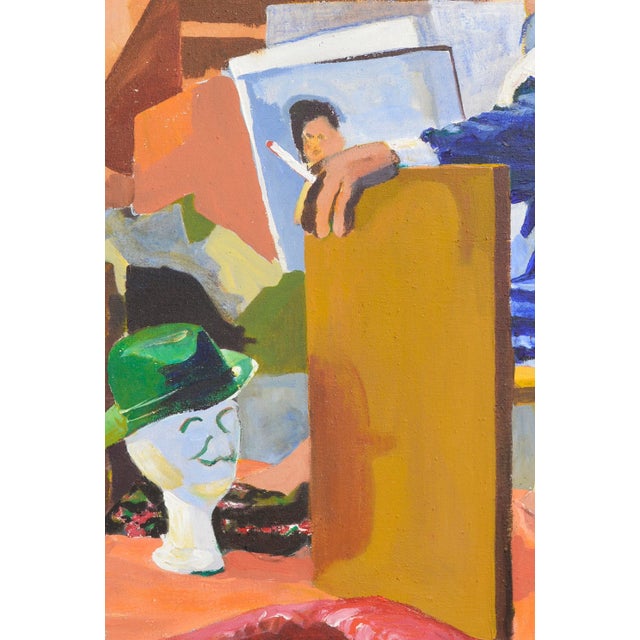 Wonderful figurative by Patricia Gren Hayes (American, 20th Century). Signed on verso. Unframed. Size: 30"H x 40"W. Bay...