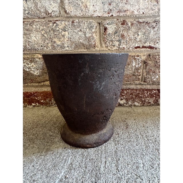 Late 19th Century Iron Apothecary Mortar For Sale - Image 10 of 11