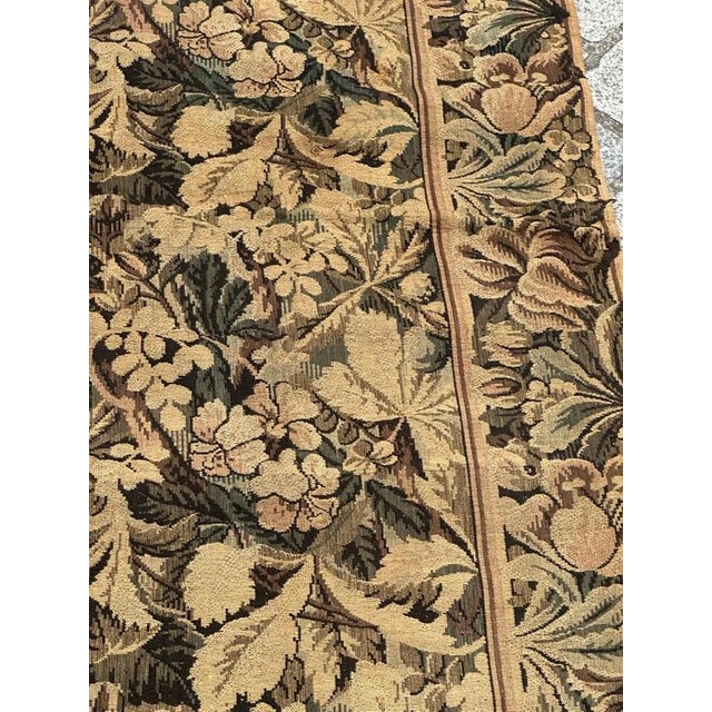Textile Vintage French Aubusson Style Jacquard Tapestry Panel, 1940s For Sale - Image 7 of 18