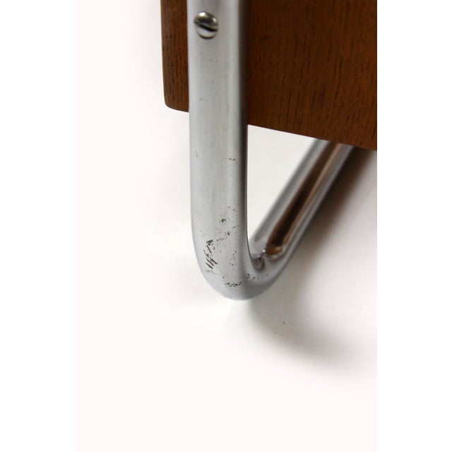 Bauhaus Tubular Steel Desk from Mücke-Melder, Czechoslovakia, 1930s For Sale - Image 10 of 18