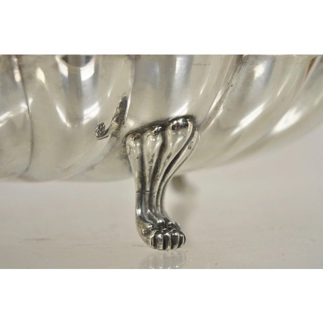 Metal Vintage Regency Style Silver Plated Clam Shell Hinged Warmer Serving Platter For Sale - Image 7 of 12