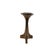 Large, 7-flame candle holder in a brutalist style, Weight approx. 3.4 kg. Width 36 cm, height 19 cm, depth at base 10 cm....