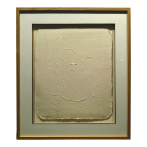 R.C.Gorman "Kiana" Paper Cast Hand Signed&numbered Framed 1988 Art Limited Edition