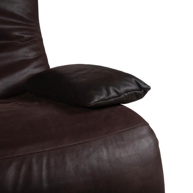 Free Motion Epos 3 Leather Two-Seater Brown Electric Function Sofa from Koinor For Sale - Image 11 of 18