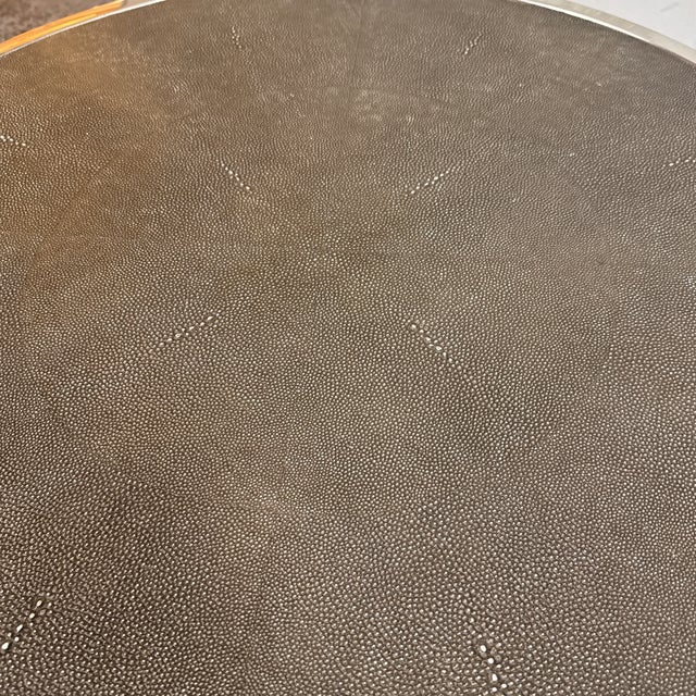 Four Hands Bentley Shagreen Nesting Coffee Tables For Sale - Image 11 of 12