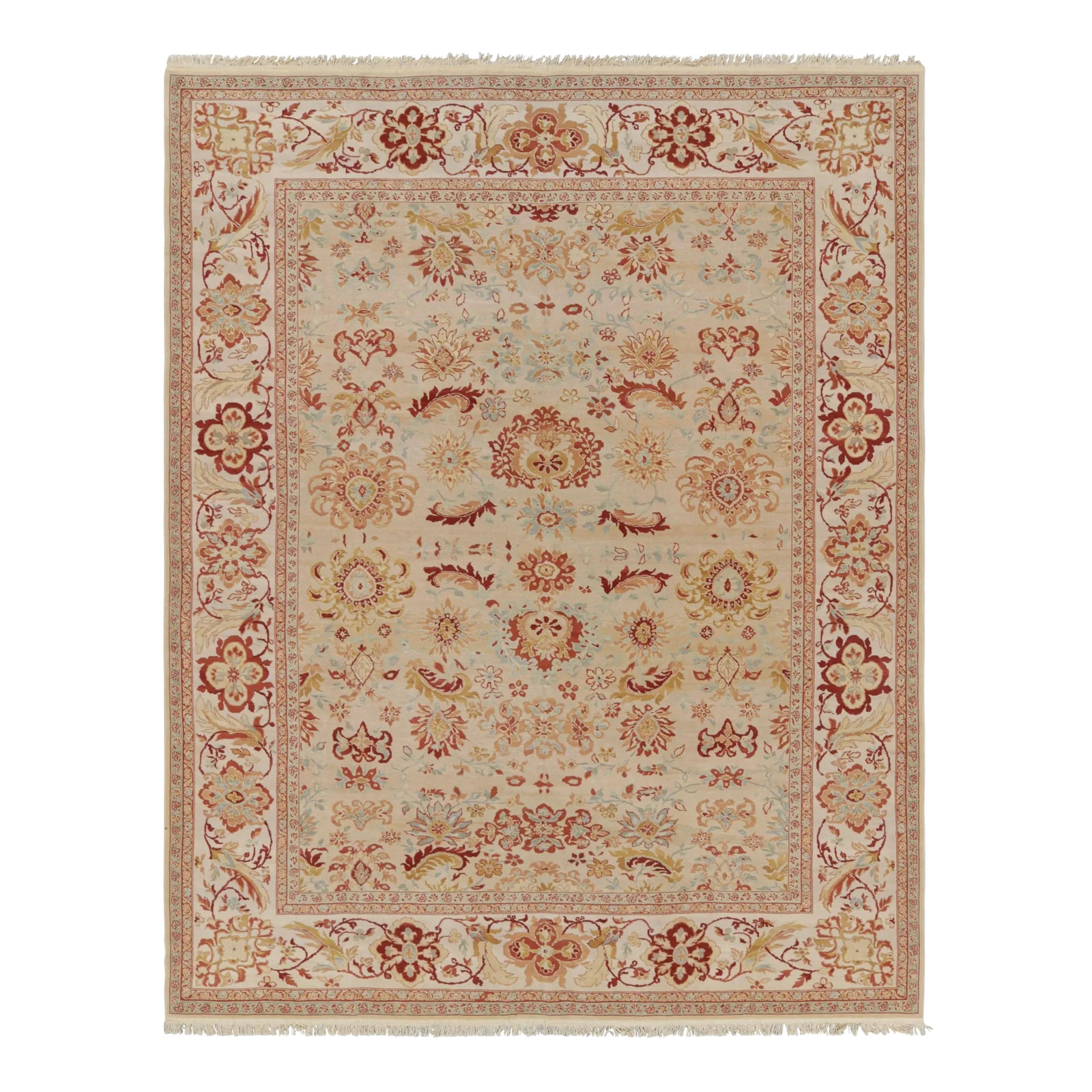 Rug & Kilim’s Persian Tabriz Style Rug With Floral Patterns | Chairish