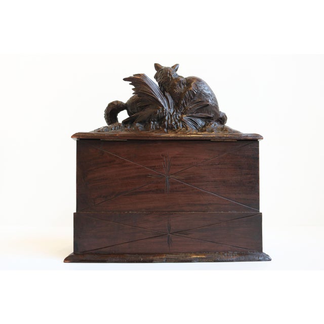 Antique Black Forest Jewelry Box in Fruitwood, 1880 For Sale - Image 14 of 18