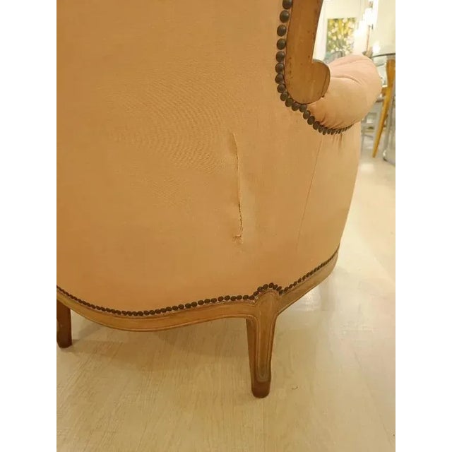 Neoclassical Walnut Armchair, 1930s For Sale - Image 13 of 14