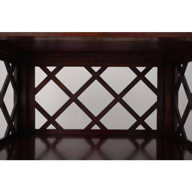 Henkel Harris Mahogany Open Nightstand For Sale - Image 13 of 16