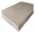 Over-Sized Leather Covered Coffee Table For Sale