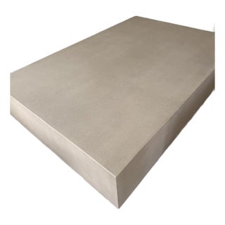 Restoration Hardware Graydon Shagreen Large Coffee Table For Sale