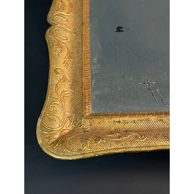 Italian Empire Giltwood Mirror-Frame, 1820s For Sale - Image 9 of 10