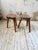 Vintage Oak Stools by Henri Bataille, 1950s, Set of 2 For Sale - Image 16 of 18