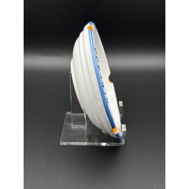 VIETRI Italian Ceramic Ashtray Covo Dei Saraceni Hotel Positano For Sale - Image 4 of 5