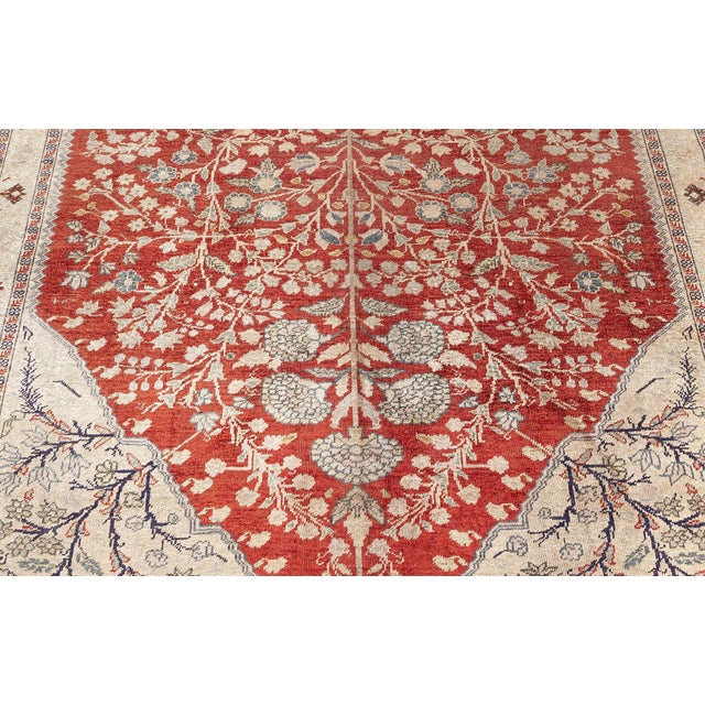 Doris Leslie Blau Antique Turkish Silk Prayer Rug For Sale - Image 4 of 8
