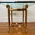 Mid-Century Modern Maison Jansen Style Hollywood Regency Rams Head Brass Octagon Side Table For Sale - Image 3 of 5