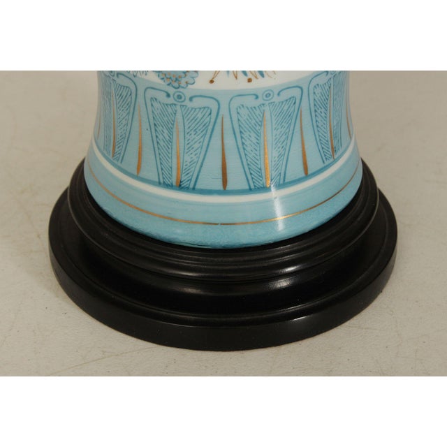 The Marbro Lamp Company Marbro Lamp Company Asian Style Porcelain Table Lamp For Sale - Image 4 of 12