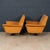 Vintage Italian Lounge Chairs in Ochre Velvet, 1960, Set of 2 For Sale - Image 4 of 18