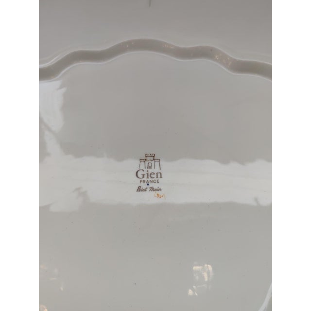 Large Earthenware Tray from Gien, 1970s For Sale - Image 9 of 12