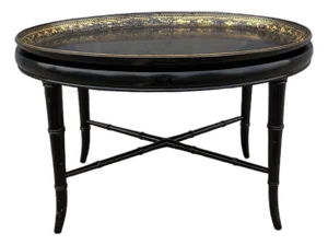 Late 19th Century English Chinoiserie Tray-Top Table