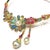 Bochic "Orient" Opal, Multi Sapphires & Rubies Necklace Set In 18K Gold & Silver For Sale - Image 4 of 7