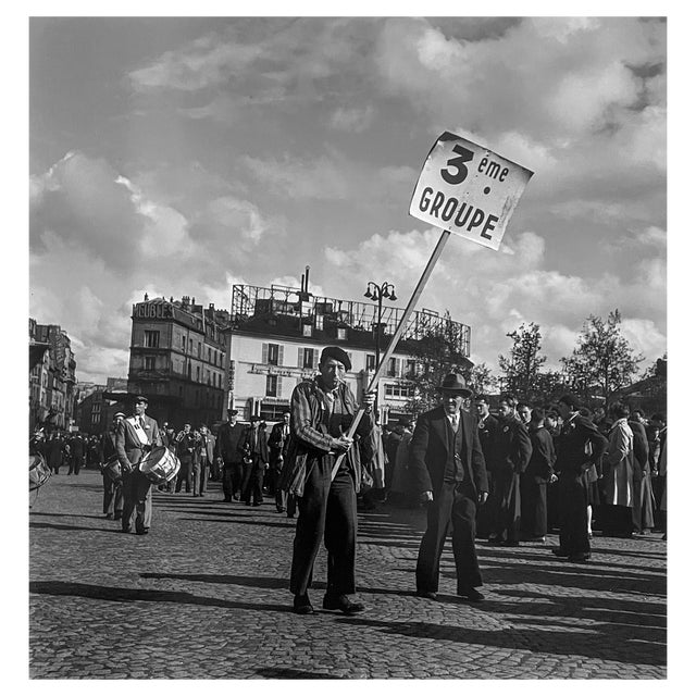 Walter Carone, Communist Demonstrators, May 1, 1948, Silver Print For Sale