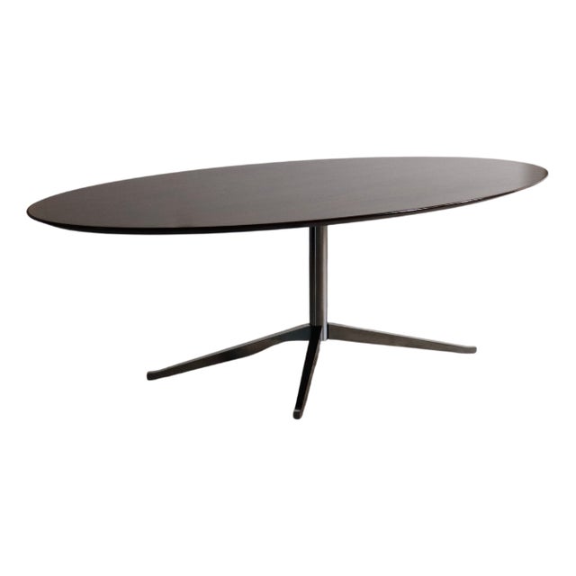 Large Vintage Dining Table in Walnut by Florence Knoll Bassett for Knoll International, 1960s For Sale