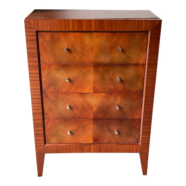 Striped Wood Grain Tall Dresser Chairish