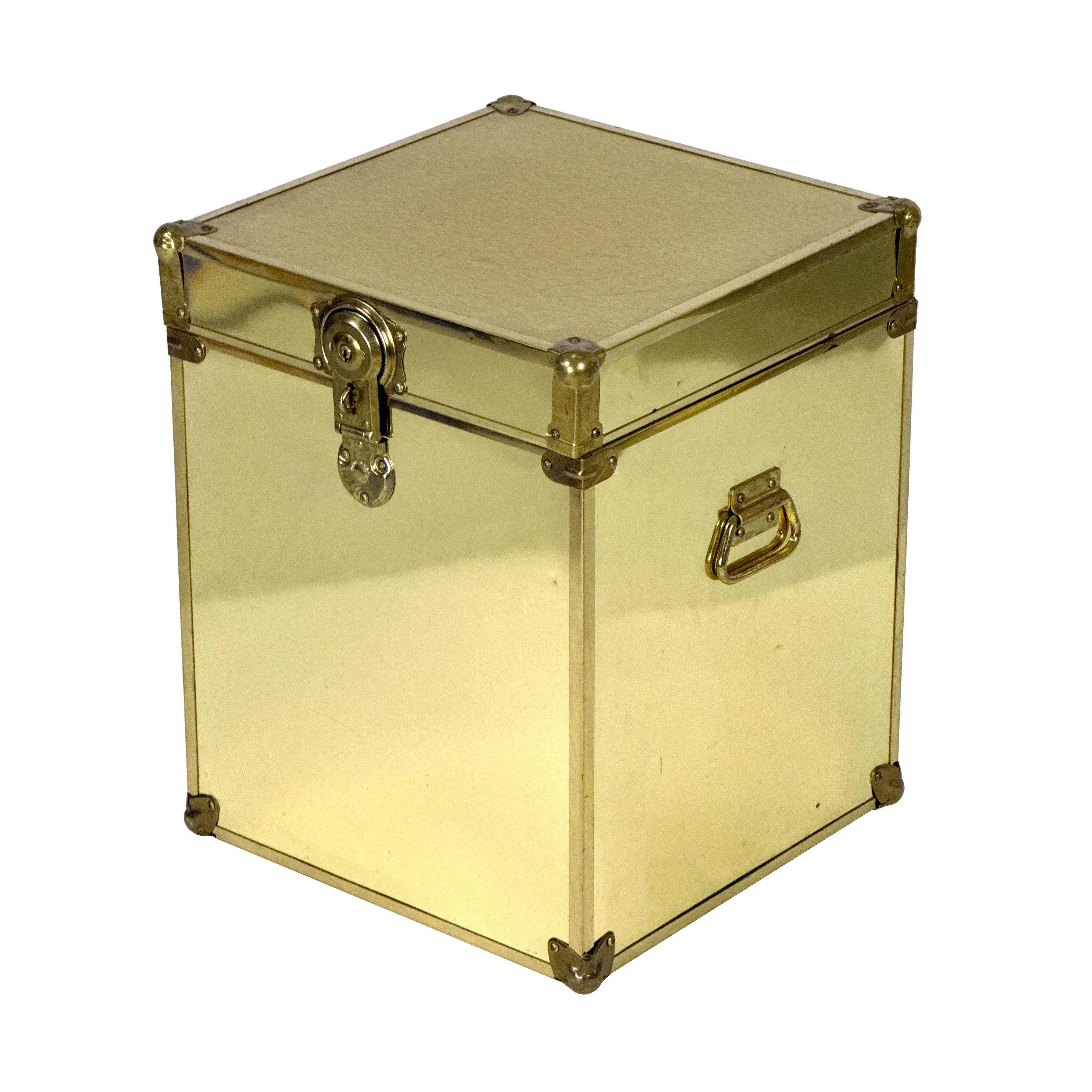 【特価レア】 バッグツリー ラック バッグ陳列 アンティークゴールド 真鍮 Vintage 1970s Large Hollywood Regency Brass Campaign Style Side