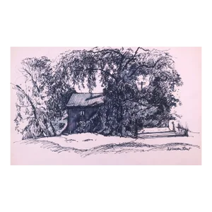 1950s Norman Kent New England Landscape