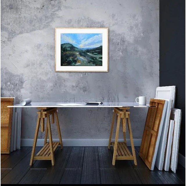 Desert Sunset Contemporary Modern Oil Painting For Sale In Reno/Lake Tahoe - Image 6 of 12