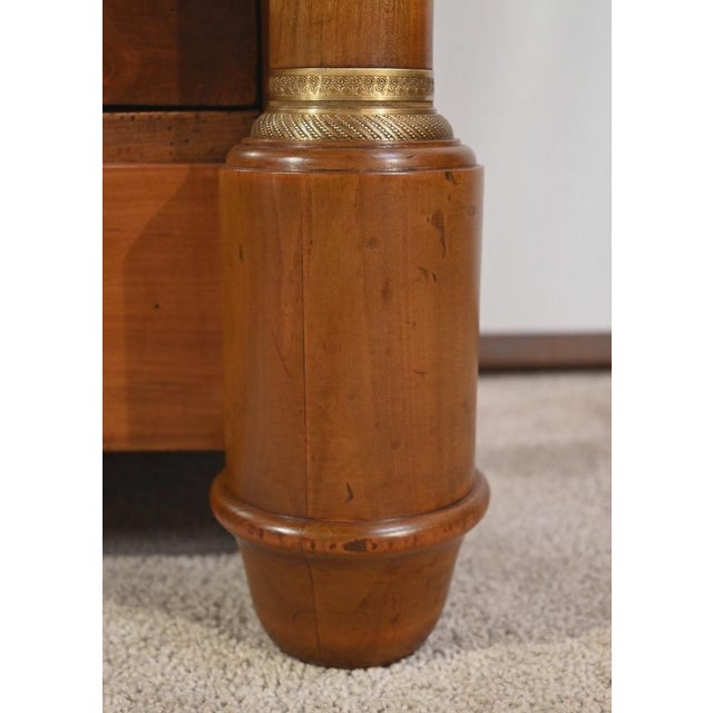 Early 19th Century Empire Chest of Drawers in Cherry Trees For Sale - Image 14 of 18