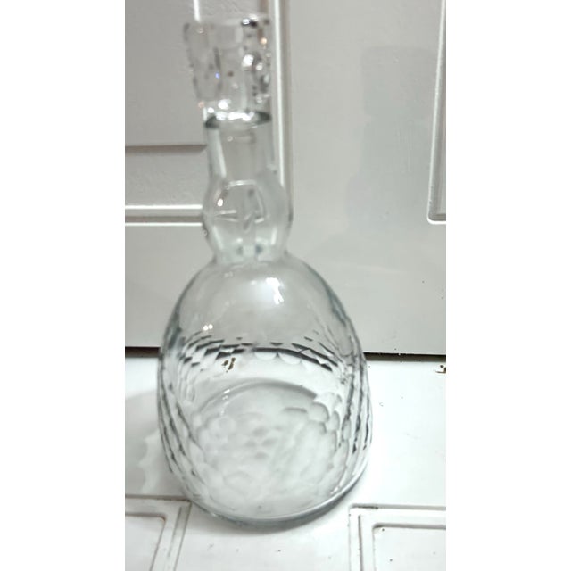 1940s Baccarat Crystal Ecaille/Honeycom Decanter For Sale - Image 10 of 10