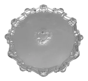 George II Sterling Silver Salver, 1754