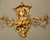Wood Mid 20th Century Pair of Asian-style Gilded Wall Sconces For Sale - Image 7 of 11