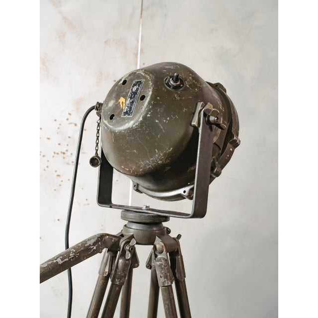 Military Signal Lamp Floor Lamp from JWO, Germany, 1950s For Sale - Image 14 of 18