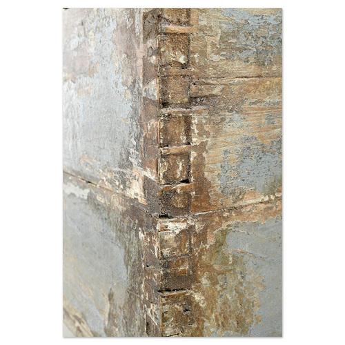 Storage Box on Wheels in Weathered Wood For Sale - Image 3 of 7