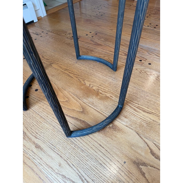 McGuire Furniture Company Bronze and Glass Dining Table For Sale - Image 10 of 11