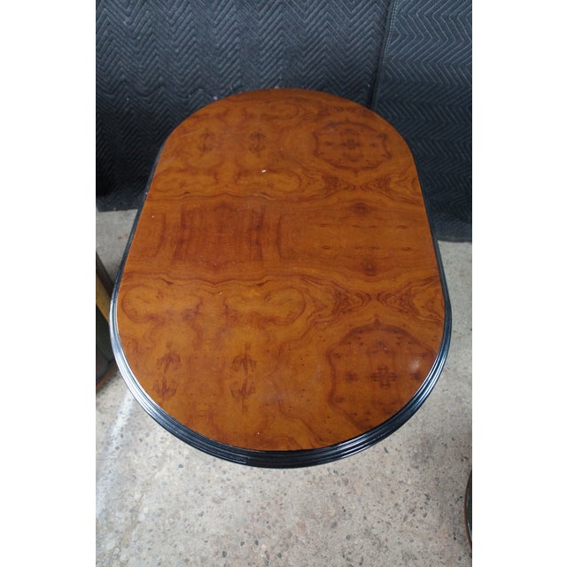 Late 20th Century Design Toscano Nettlestone Library Ensemble Faux Book Nesting Game Table Chairs For Sale - Image 12 of 16