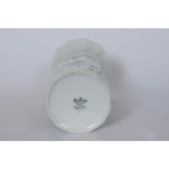 Early Tapio Wirkkala "Winter Journey" Tall White Porcelain Vase For Sale - Image 10 of 12