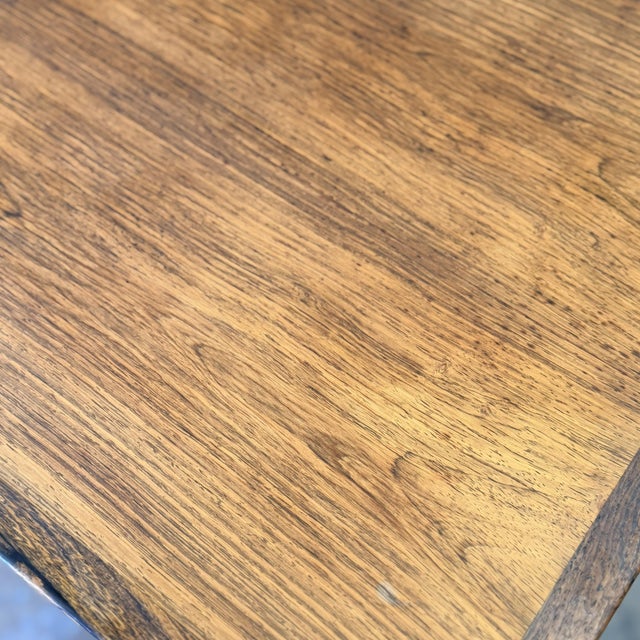 Vintage Danish Modern Rosewood Reversible Dining & Game Table by Poul Hundevad, 1960s Mid Century For Sale - Image 9 of 11
