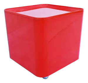 Italian Cube Container with Dime Model Wheels by Marcello Siard for Longato, 1960s